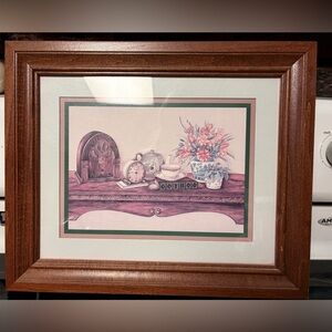 Framed Vintage Still Life Art Print